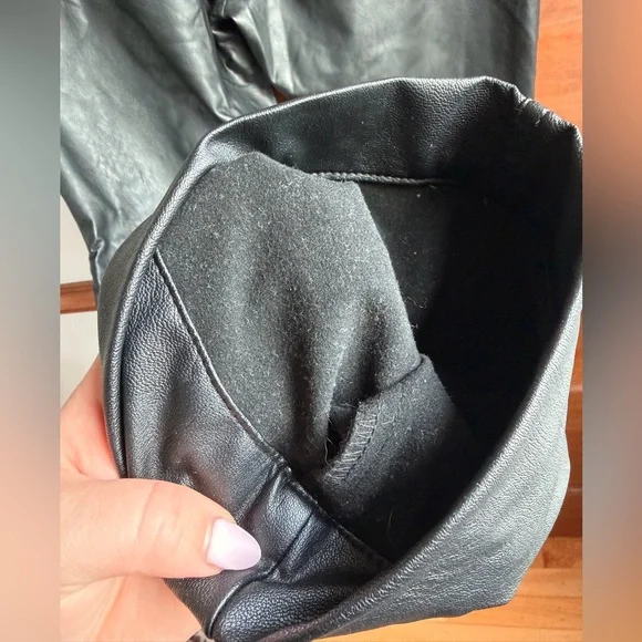 KanCan Faux Leather Button Fly Pant - Picture 4 of 5